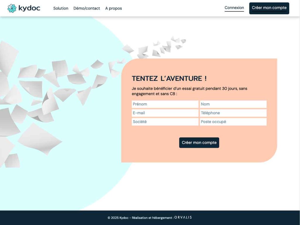 Screenshot de kydoc.fr