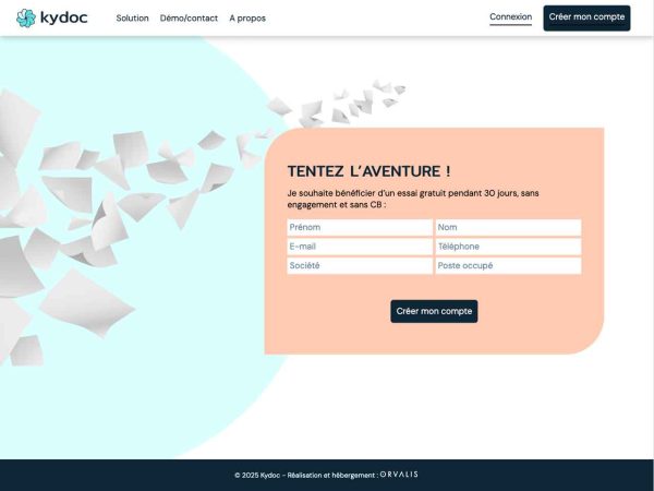 Screenshot de kydoc.fr