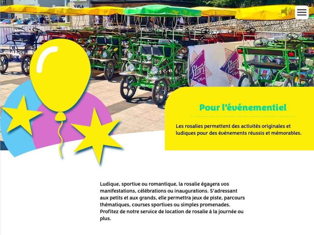 Screenshot rosalie-france.fr