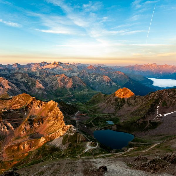 Pic du midi au petit matin