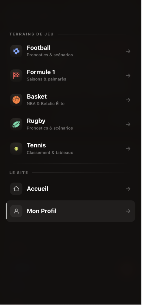 rescore.it - menu
