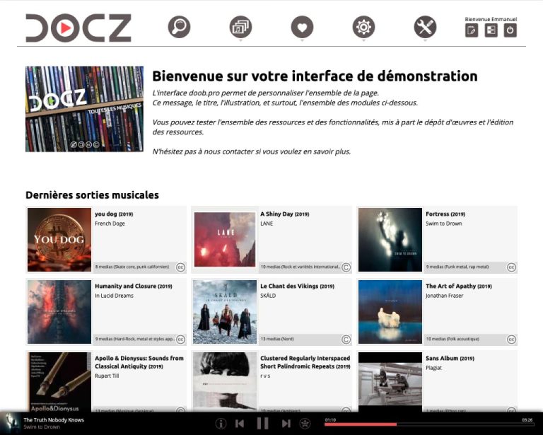 Docz - accueil